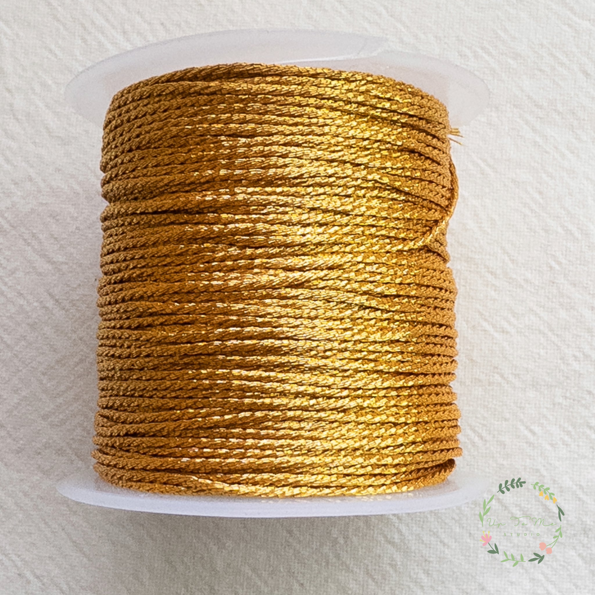 1mm Gold Polyester Thread